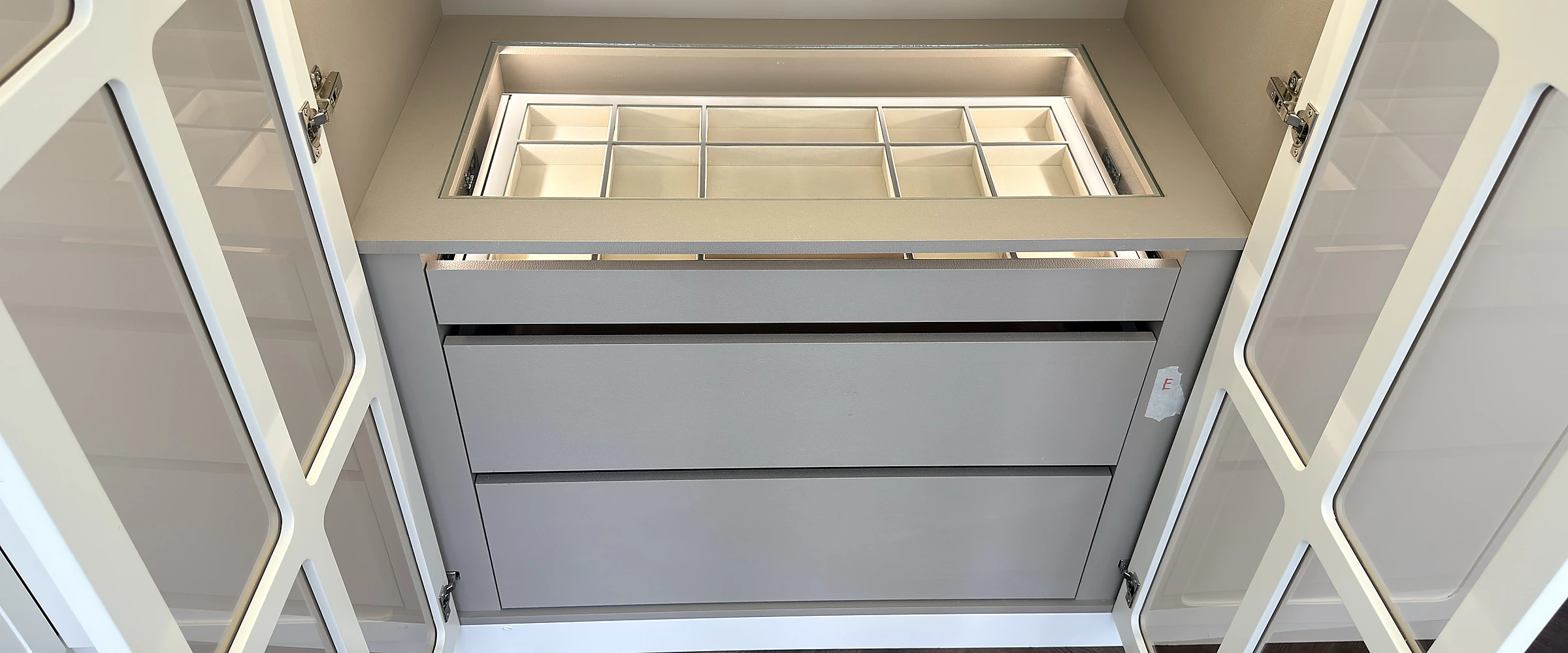 Bespoke joinery workshop detail, Al Khalaq Dubai